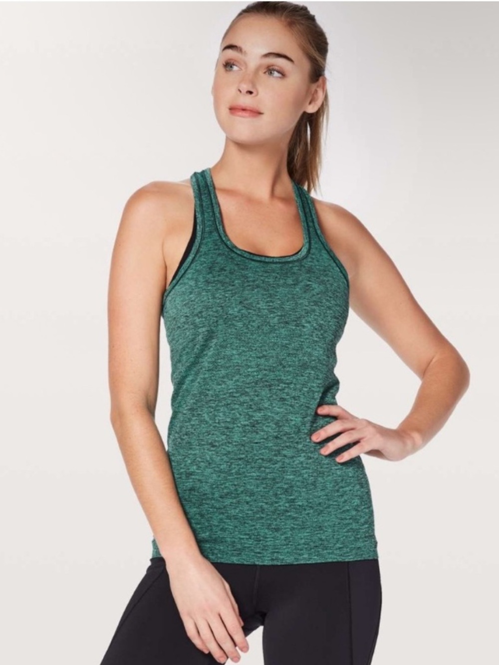 Lululemon Swiftly Tech Racerback Tank Top 2.0 Womens Size 4 Green